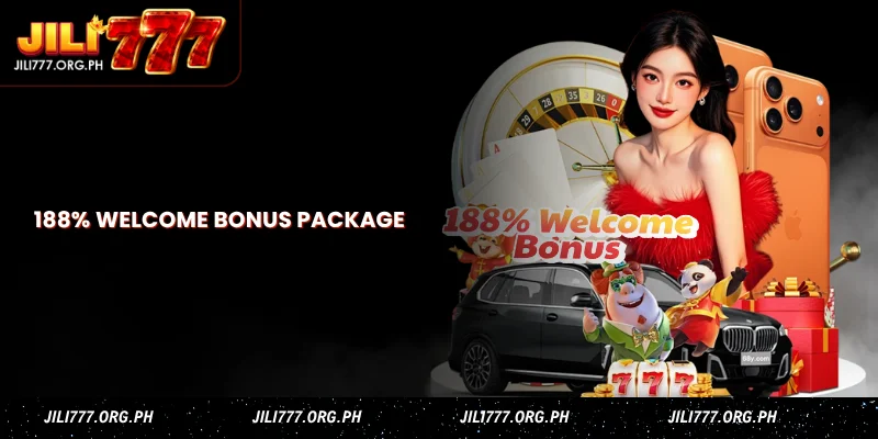 188 welcome bonus package