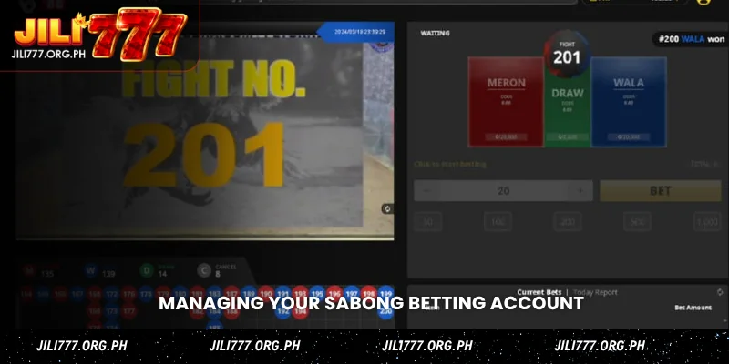 managing your sabong betting account